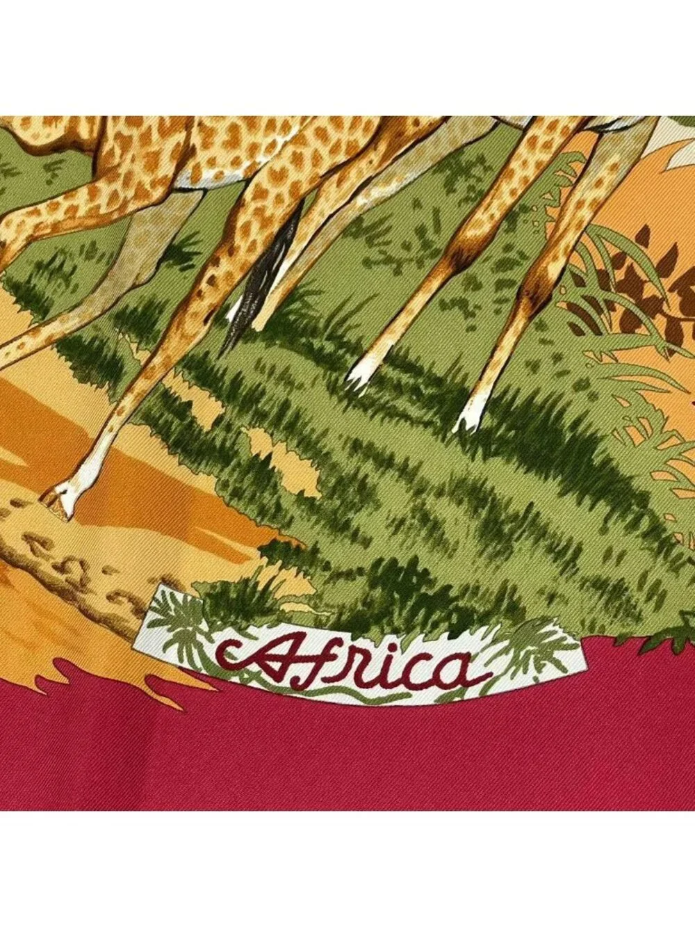 Hermes Scarf Silk Carre 90 Africa - Picture 7 of 8